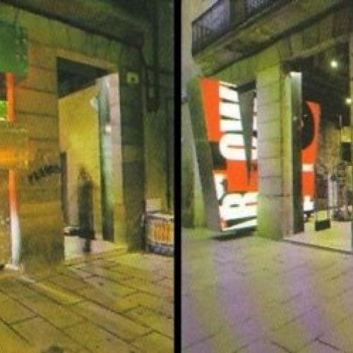 Imatges de la reforma d'un local comercial a Barcelona